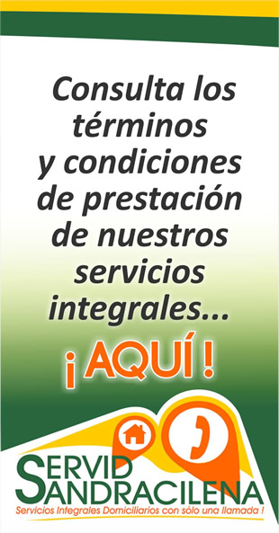 Condiciones de cada servicio